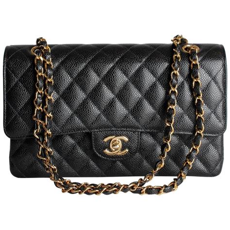 Chanel Classic Caviar Medium Double Flap Bag 